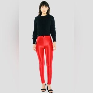 American Apparel Red Women's Pants